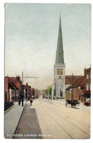 Postcard reading street - reading,