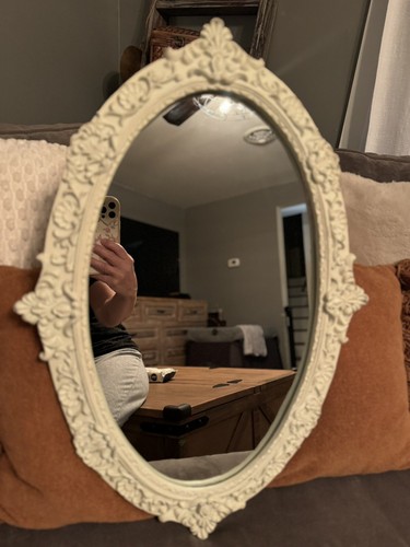 Vtg farmhouse ornate white - vtg,
