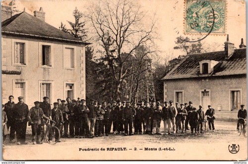 S12995 postcard monts - postcard,