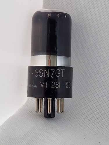 Ken rad 6sn7gt black glass - ,