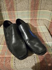 Base London Mens Acrobat Loafers Black Eu 44 Uk 9.5 Excellent Condition 