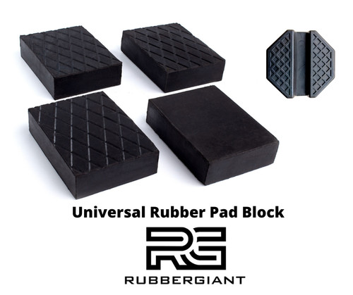 Jacking beam rubber support - rubber,