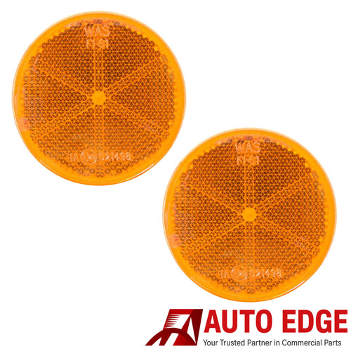 Self adhesive amber - 2x, self-adhesive