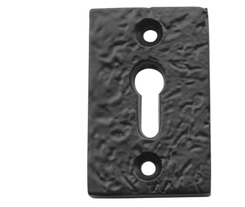 Rectangular antique escutcheon - rectangular,