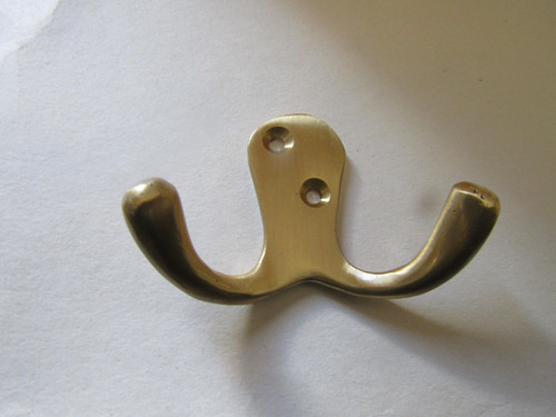 Vintage coat hook double - , robe