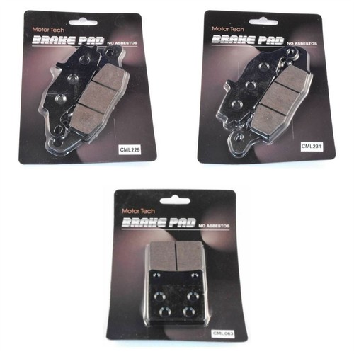 Front rear brake pads - brake, for