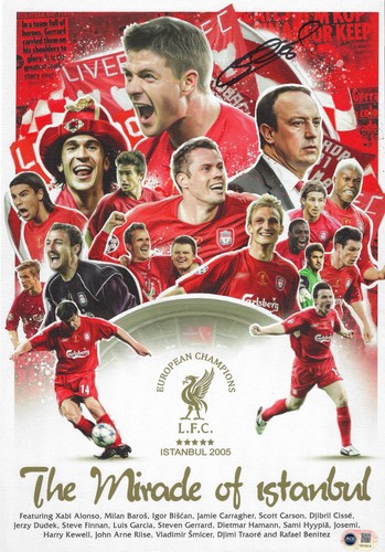 Steven gerrard signed - steven,