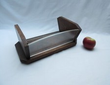 Vintage Art Deco wooden fruit trough bowl