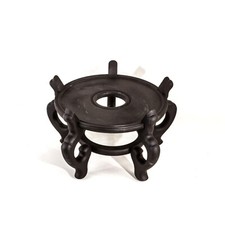 Black Wooden Asian Style Fish