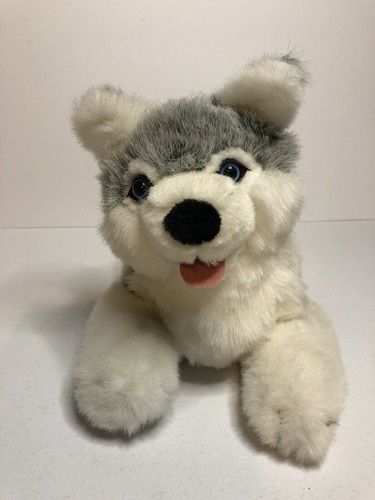 Vintage husky pup plush - pup, soft