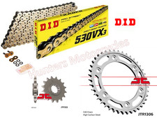 Honda CBR1000RR 2013 Model DID Gold X-Ring Chain and JT Sprockets Kit Set