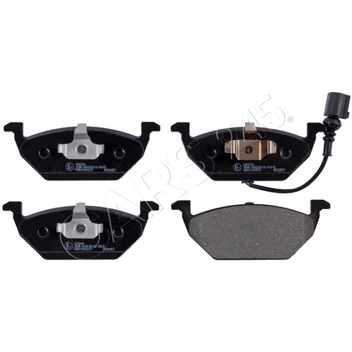Front disc brake pad - disc, set