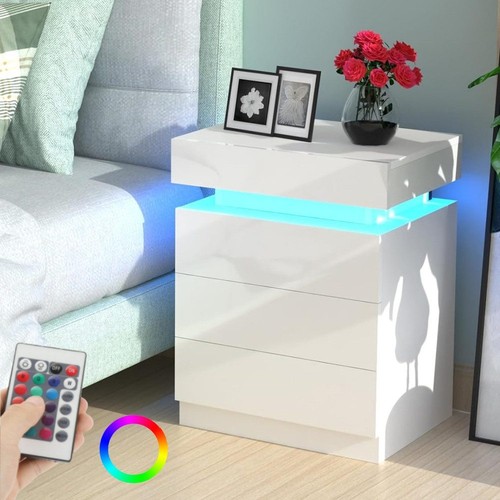 Drawer high gloss bedside - 2/3,