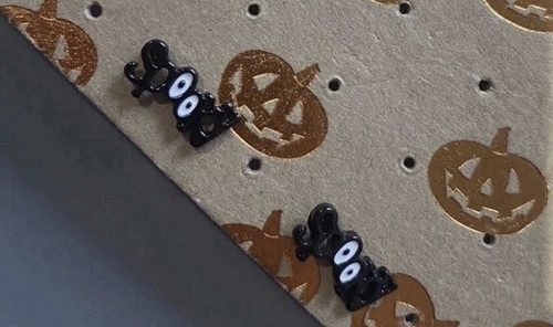 Halloween boo stud earrings - boo,