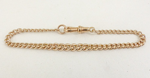 9ct rose gold albert - 9ct,
