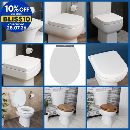 Toilet seat round - toilet,