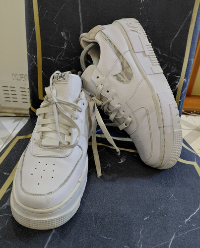 Nike air 1white grey low - a/f,