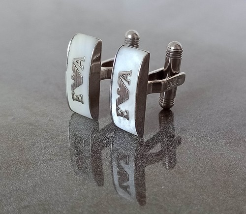 Emporio armani cufflinks 925 - armani, cufflinks,
