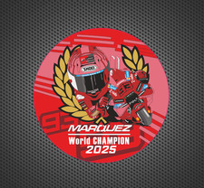 Marc Marquez 93 Moto GP Champion 2025 Mascot Decal/Sticker Moto GP Ducati