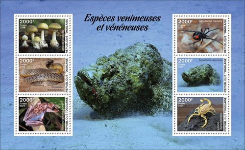 Togo 2024 toxic - 6v,