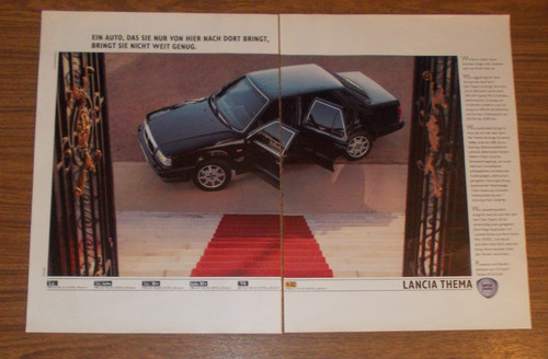 Rare advertising lancia theme - lancia,