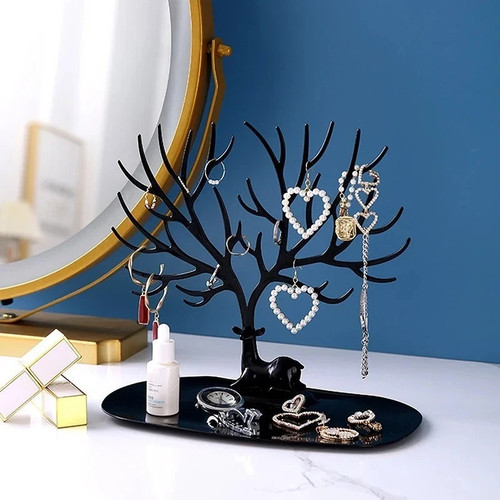 Deer antler jewelry stand - stand, tree