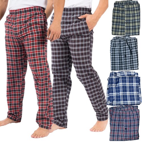 Mens pack pyjama bottoms - 2,