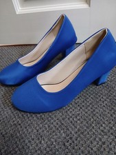 Royal  Blue Court Shoes Size 5