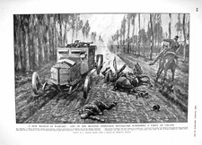 Original Old Antique Print