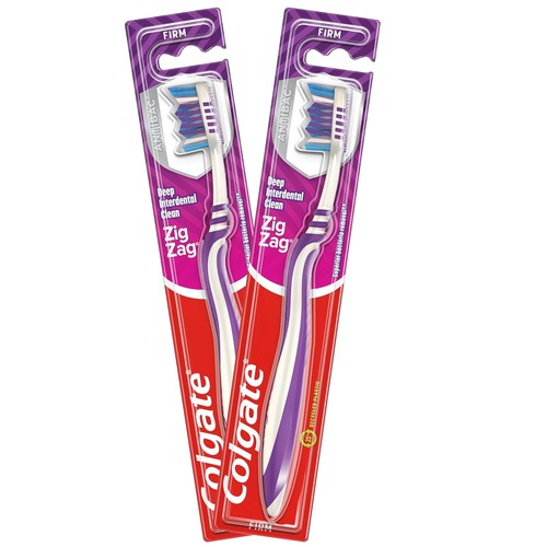 Colgate toothbrush zig zag - toothbrush,