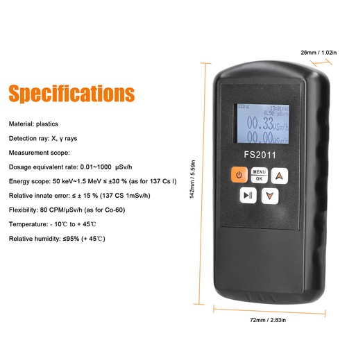 Dual radiation detector - radiation,
