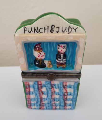 Punch judy matchstick holder - &,