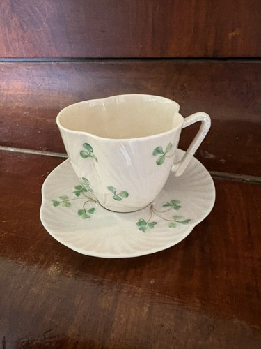 Belleek 2nd black mark ivory - belleek,