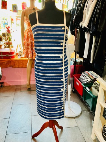 1970s vintage striped dress - 1970s,