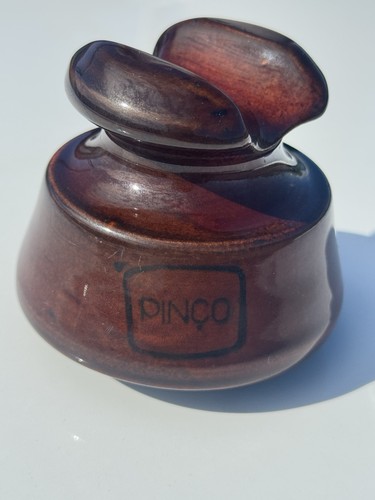 Vintage pinco brown porcelain - vintage,
