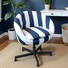 Navy Blue Cabana Stripe