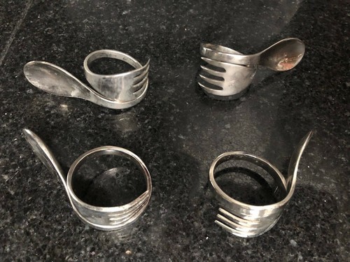 Fork napkin rings - fork,