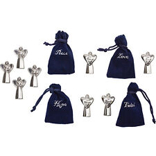 Guardian Angel Keepsake with Message Faith, Hope, Love or Peace