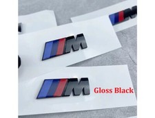 2x BMW M Sport Emblem Gloss