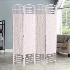 Folding Weave Wicker Privacy