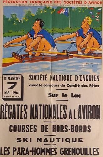 Poster enghien 1961 - poster,