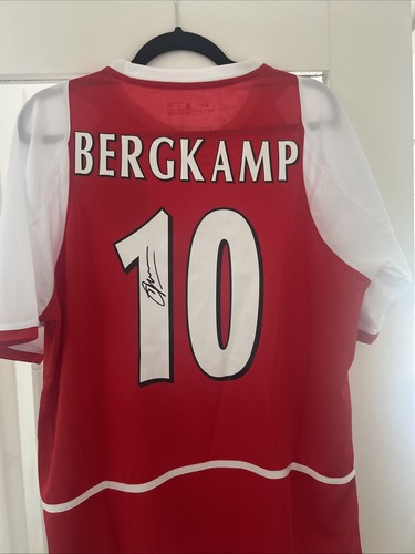 Dennis bergkamp signed arsenal - bergkamp,