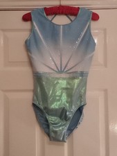 Girls Quatro Leotard Blue
