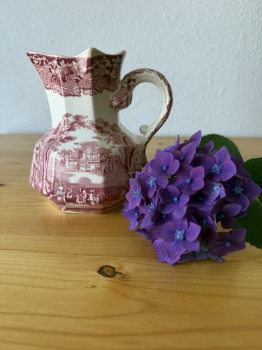 Mason vista red transferware - red,