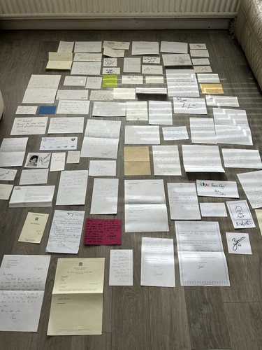 Hand signed slips - 81,