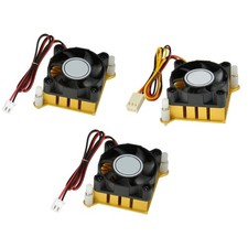 Gold Aluminium Heatsink DC5V