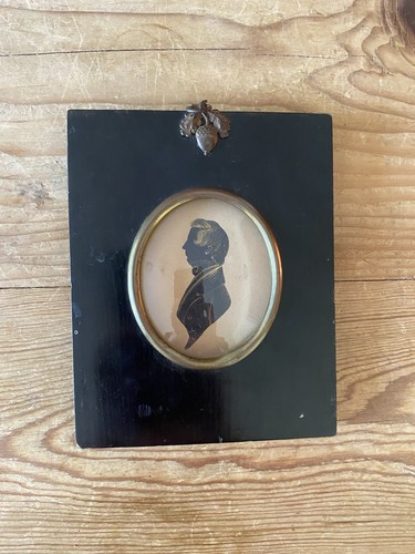Two antique silhouette - two,