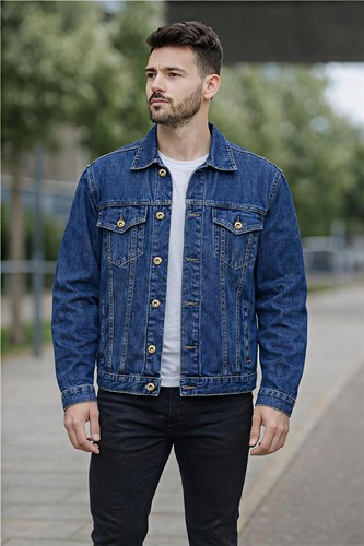 Mens denim jacket classic - denim,