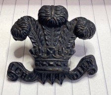 WW1 The Denbighshire Yeomanry Cap Badge Brass With Lugs