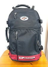 Naish Power Kite Kite Surfing RARE Black Canvas Backpack large 21"x 11"